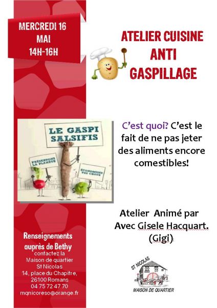 ATELIER ANTI GASPI MAI