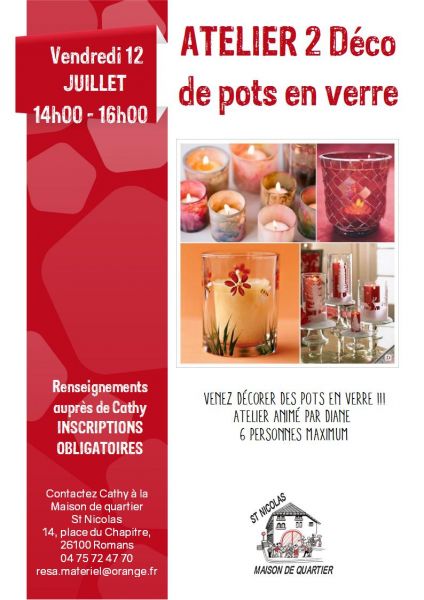 affiche Pots en verre 2 12 juillet