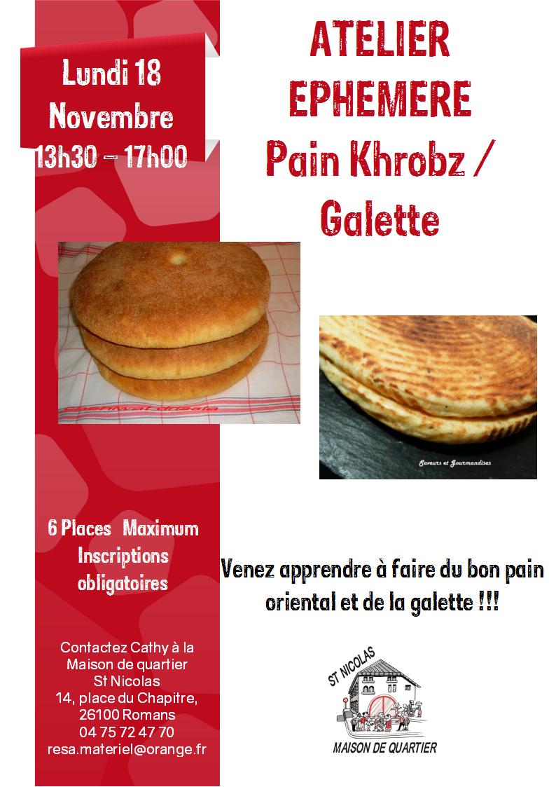 affiche atelir pain 18 nov