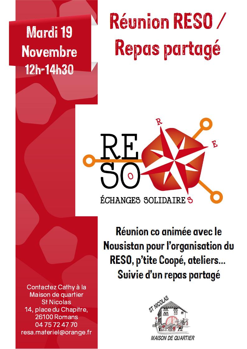 affiche réunion RESO 19 Novembre