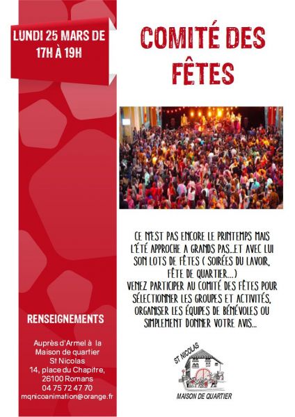 comité des fêtes